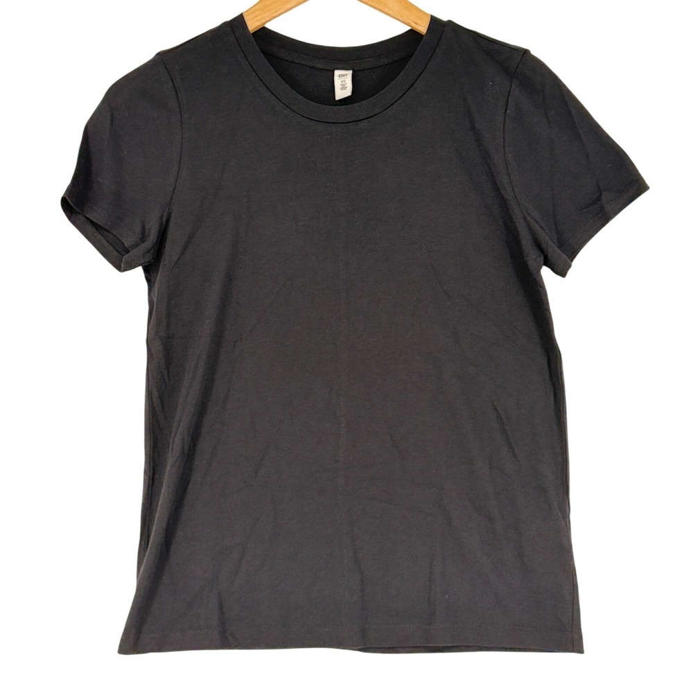 BP Nordstrom Womens XS Black Short Sleeve Crewneck T-Shirt Cotton Blend Basic